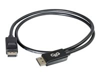 C2G 3ft Ultra High Definition DisplayPort Cable with Latches - 8K DisplayPort Cable - M/M - Câble DisplayPort - DisplayPort (M) pour DisplayPort (M) - 91.4 cm - verrouillé - noir 54400