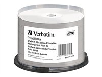 Verbatim DataLifePlus - 50 x DVD-R - 4.7 Go 16x - surface imprimable par jet d'encre, surface imprimable large - spindle 43734