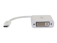 C2G USB C to DVI-D Video Converter - USB Type C to DVI Adapter - White - Adaptateur vidéo externe - USB 3.1 - DisplayPort - blanc 80525