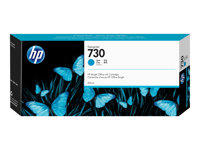 HP 730 - 300 ml - haute capacité - cyan - original - DesignJet - cartouche d'encre - pour DesignJet SD Pro MFP, T1600, T1600dr, T1700, T1700dr, T1708, T1708dr, T2600, T2600dr P2V68A