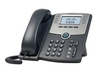 Cisco Small Business SPA 508G - Téléphone VoIP - (conférence) à trois capacité d'appel - SIP, SIP v2, SPCP - 8 lignes - argent, gris foncé - reconditionné SPA508G-RF