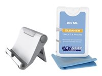 Neomounts NS-MKIT100 - Pied - inclinaison - pour téléphone cellulaire / tablette - blanc - ordinateur de bureau NS-MKIT100