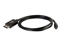 C2G 3m Mini DisplayPort to DisplayPort Adapter Cable 4K UHD - Black - Câble DisplayPort - Mini DisplayPort (M) pour DisplayPort (M) - 3 m - noir 84302