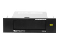 Overland-Tandberg RDX QuikStor - Lecteur de disque - cartouche RDX - SuperSpeed USB 3.0 - interne - 5.25" - noir 8636-RDX