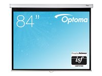 Optoma DS-3084PWC - Écran de projection - montable au plafond, montable sur mur - 84" (213 cm) - 4:3 - Matte White - blanc DS-3084PWC