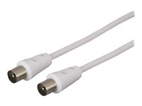 Uniformatic - Câble vidéo/audio - connecteur IEC mâle pour connecteur IEC mâle - 2 m - coaxial 40952