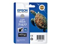 Epson T1577 - 25.9 ml - noir clair - original - blister - cartouche d'encre - pour Stylus Photo R3000 C13T15774010