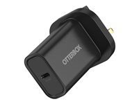 OtterBox - Adaptateur secteur - 30 Watt - PD (24 pin USB-C) - noir 78-81345