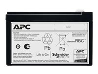 Cartouche de batterie de rechange APC #177 - Batterie d'onduleur - Acide de plomb - 9000 mAh - noir APCRBC177