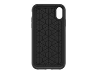 OtterBox Symmetry Series - Coque de protection pour téléphone portable - polycarbonate, caoutchouc synthétique - noir - pour Apple iPhone XR 77-59864