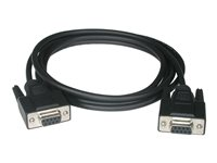 C2G - Câble de modem nul - DB-9 (F) pour DB-9 (F) - 5 m - noir 81420