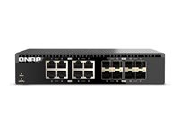 QNAP QSW-3216R-8S8T - Commutateur - 8 x 100/1000/2.5G/5G/10GBase-T + 8 x Ethernet 10 Go SFP+ - Montable sur rack QSW-3216R-8S8T