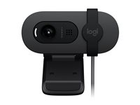 Logitech BRIO 100 - Webcam - couleur - 2 MP - 1920 x 1080 - 720p, 1080p - audio - USB 960-001585