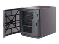 Supermicro SC721 TQ-250B - Tour - mini ITX 250 Watt (FlexATX) - noir CSE-721TQ-250B