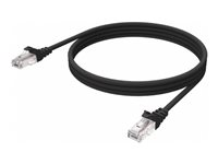 Vision - Câble réseau - RJ-45 (M) pour RJ-45 (M) - 2 m - UTP - CAT 6 - démarré, bloqué - noir TC 2MCAT6/BL