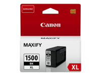 Canon PGI-1500XL BK - 34.7 ml - à rendement élevé - noir - original - réservoir d'encre - pour MAXIFY MB2050, MB2150, MB2155, MB2350, MB2750, MB2755 9182B001