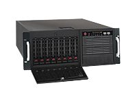 Supermicro SC743 TQ-1200B-SQ - Tour 4U - ATX étendu - SATA/SAS 1200 Watt - noir - USB CSE-743TQ-1200B-SQ