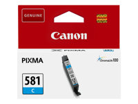 Canon CLI-581C - 5.6 ml - cyan - original - réservoir d'encre - pour PIXMA TS6251, TS6350, TS6351, TS705, TS8252, TS8350, TS8351, TS8352, TS9550, TS9551 2103C001