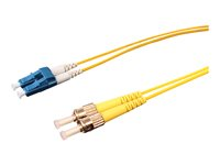 Uniformatic - Câble réseau - mode unique LC/UPC (M) pour mode unique SC/PC (M) - 3 m - fibre optique - 9 / 125 micromètres - OS1 - jaune 21763