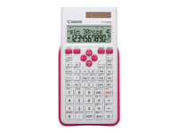 Canon F-715SG - Calculatrice scientifique - 10 chiffres + 2 exposants - panneau solaire, pile - blanc avec magenta 5730B002