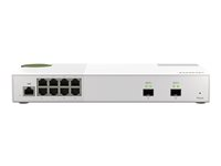 QNAP QSW-M2108-2S - Commutateur - Géré - 2 x 10 Gigabit SFP+ + 8 x 2.5GBase-T - de bureau QSW-M2108-2S