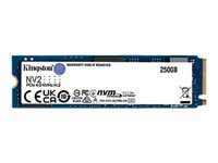 Kingston NV2 - SSD - 250 Go - interne - M.2 2280 - PCIe 4.0 x4 (NVMe) - pour Intel Next Unit of Computing 12 Pro Kit - NUC12WSKi5 SNV2S/250G
