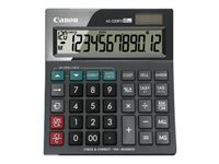 Canon AS-220RTS - Calculatrice de bureau - 12 chiffres - panneau solaire, pile - gris foncé 4898B001