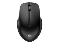 HP 430 - Souris - multi-dispositifs - ergonomique - droitiers et gauchers - 5 boutons - sans fil - 2.4 GHz, Bluetooth 5.0 - récepteur sans fil USB - noir de jais - pour HP 21, 22, 24, 27; Laptop 14, 14s, 15, 15s, 17; Pavilion 15, 24, 27, 32, TP01 3B4Q2AA#ABB