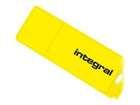 Integral Neon - Clé USB - 16 Go - USB 2.0 - jaune INFD16GBNEONYL