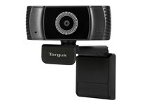 Targus Webcam Plus - Webcam - couleur - 2 MP - 1920 x 1080 - 1080p - audio - USB 2.0 - MJPEG, H.264, H.265 AVC042GL