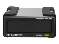 Overland-Tandberg RDX QuikStor - Lecteur de disque - cartouche RDX - SuperSpeed USB 3.0 - externe - noir 8782-RDX