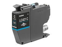 Brother LC421C - Cyan - original - cartouche d'encre - pour Brother DCP-J1140DW, DCP-J1800DW, MFC-J1010DW, MFC-J1012DW LC421C