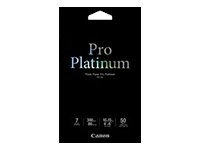 Canon Photo Paper Pro Platinum - 101.6 x 152.4 mm 50 feuille(s) papier photo - pour PIXMA MG5720, MG5721, MG5722, MG6821, MG6822, MG7720, TS5020, TS6020, TS8020, TS9020 2768B014