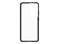 OtterBox React Series - ProPack Packaging - coque de protection pour téléphone portable - cristal noir - pour Samsung Galaxy S21 Ultra 5G 77-81567