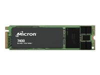 Micron 7400 PRO - SSD - 480 Go - interne - M.2 2280 - PCIe 4.0 (NVMe) MTFDKBA480TDZ-1AZ1ZABYYR