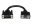 StarTech.com Câble adaptateur DVI vers VGA de 20cm - Convertisseur DVI-I vers HD15 - Mâle / Femelle - Noir - Adaptateur VGA - DVI-I (M) pour HD-15 (VGA) (F) - 20 cm - vis moletées - noir