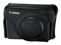 Canon SCDC65A - Étui pour appareil photo - cuir - noir - pour PowerShot G11, G12 4049B001
