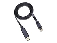 HPE Aruba - Câble réseau - USB (M) droit pour RJ-45 (M) droit - USB 2.0 - noir - pour HPE Aruba 6000 48G Class4 PoE 4SFP 370W Switch R8Z87A