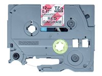 Brother TZe-MPRG31 - Noir sur vivhy rouge - Rouleau (1,2 cm x 4 m) 1 cassette(s) ruban laminé - pour Brother PT-H110; P-Touch PT-H105, H110; P-Touch Cube PT-P300; P-Touch Embellish PT-D215 TZEMPRG31