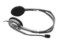 Logitech Stereo H111 - Micro-casque - sur-oreille - filaire 981-000593