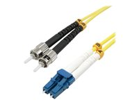MCL - Câble réseau - mode unique ST (M) pour mode unique LC (M) - 1 m - fibre optique - 9 / 125 micromètres - OS2 - sans halogène, sans crochet FJOS2/STLC-1M