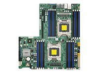 SUPERMICRO X9DRW-IF - Carte-mère - ATX étendu - Socket LGA2011 - 2 CPU pris en charge - C602 - 2 x Gigabit LAN - carte graphique embarquée MBD-X9DRW-IF-O