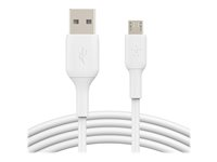 Belkin BOOST CHARGE - Câble USB - Micro-USB de type B (M) pour USB (M) - 1 m - blanc CAB005BT1MWH
