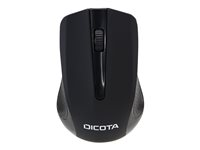 DICOTA Comfort - Souris - laser - sans fil - récepteur sans fil USB - noir D31659