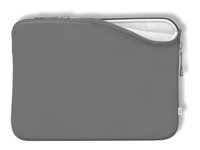 MW Basics ²Life - Housse d'ordinateur portable - intérieur blanc - 13" - gris MW-410140