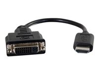 C2G Adaptateur HDMI vers DVI-D - Convertisseur HDMI vers DVI-D Single Link - M/F - Convertisseur vidéo - HDMI - DVI - noir 41352