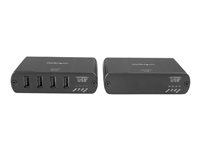 StarTech.com Extendeur USB sur Cat5 ou Cat6 avec 4 Ports - Jusqu'à 100m - Câble de rallonge USB - USB, USB 2.0 - 4 ports - jusqu'à 100 m - pour P/N: 35FCREADBK3 USB2004EXT2