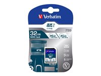 Verbatim PRO - Carte mémoire flash - 32 Go - UHS Class 3 / Class10 - 300x/600x - SDHC UHS-I 47021