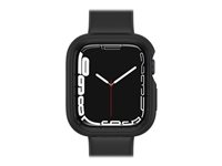 OtterBox EXO EDGE - Pare-chocs pour montre intelligente - polycarbonate, TPE - noir - pour Apple Watch (45 mm) 77-87551