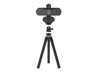 DICOTA Webcam PRO Plus 4K - Webcam - couleur - 3840 x 2160 - 2160p - audio - USB 2.0 D31888